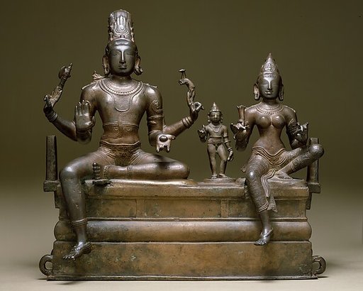 Shiva, Parvati, and Their Son Skanda (Somaskandamurti)