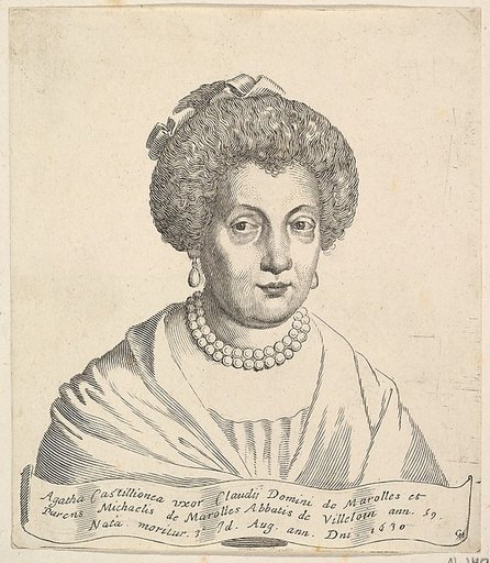 Portrait of Agathe de Châtillon