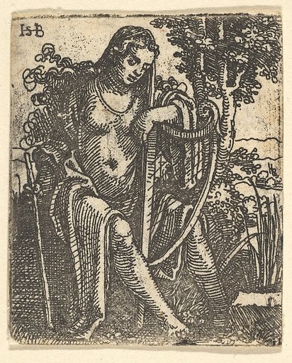 Woman with a Harp