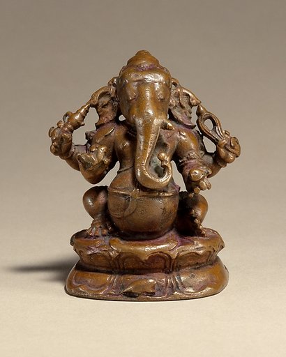 Seated Four-Armed Ganesha
