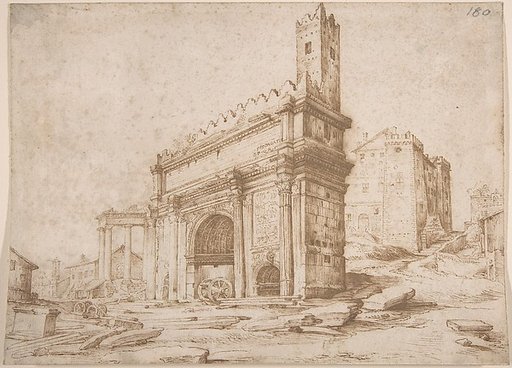The Arch of Septimius Severus Seen from the East