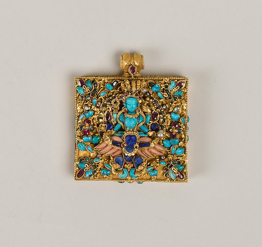 Amulet case with Vishnu Riding Garuda