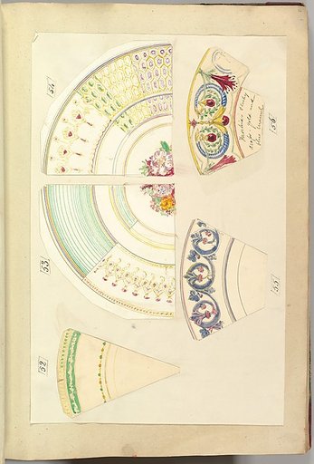 Nine Designs for Decorated Plates