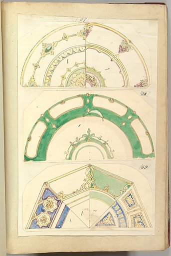 Seven Designs for Decorated Plates