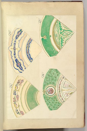 Four Designs for Decorated Plates