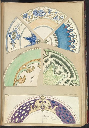Seven Designs for Decorated Plates