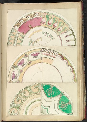 Nine Designs for Decorated Plates
