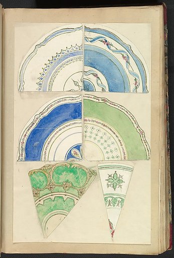 Six Designs for Decorated Plates