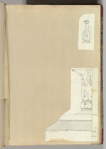 Designs for a Ewer and a Candlestick