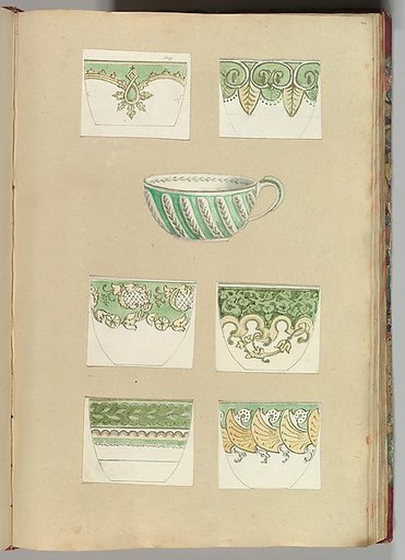 Seven Designs for Decorated Cups