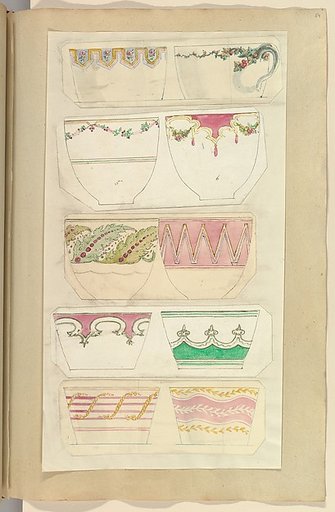 Ten Designs for Decorated Cups