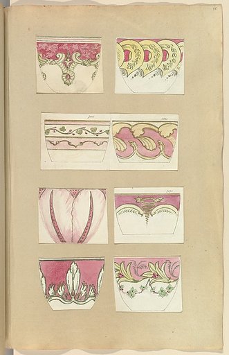 Eight Designs for Decorated Cups