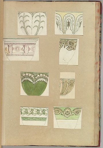 Eight Designs for Decorated Cups
