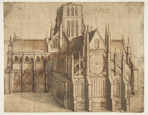 Old St. Paul's Cathedral, London, seen from the East