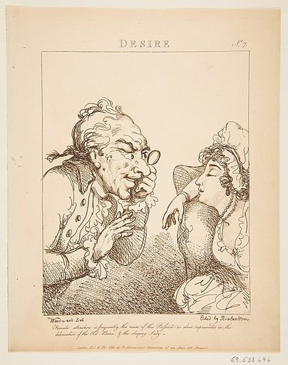 Desire (Le Brun Travested, or Caricatures of the Passions)