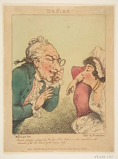 Desire (Le Brun Travested, or Caricatures of the Passions)