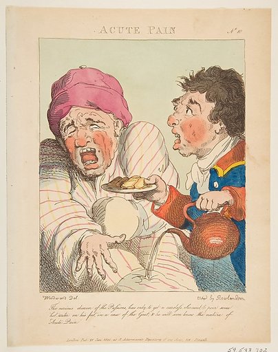 Acute Pain (Le Brun Travested, or Caricatures of the Passions)