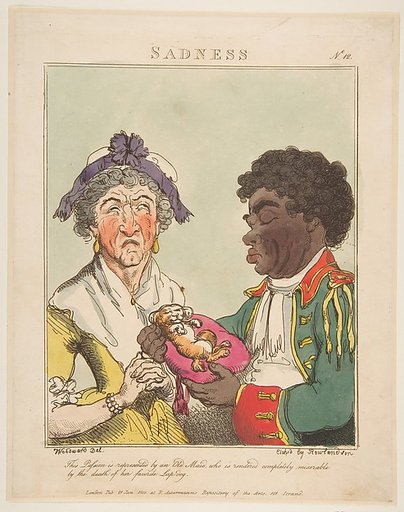 Sadness (Le Brun Travested, or Caricatures of the Passions)