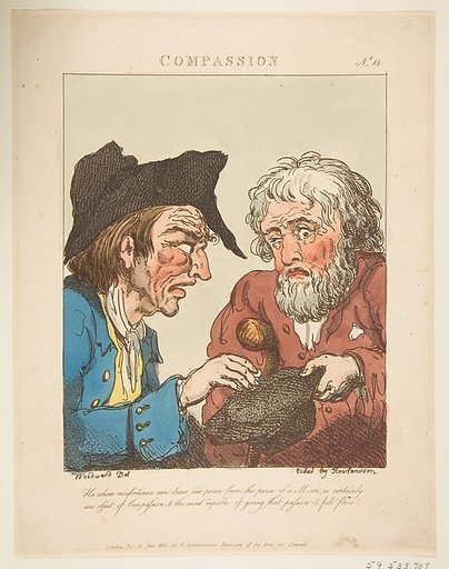Compassion (Le Brun Travested, or Caricatures of the Passions)