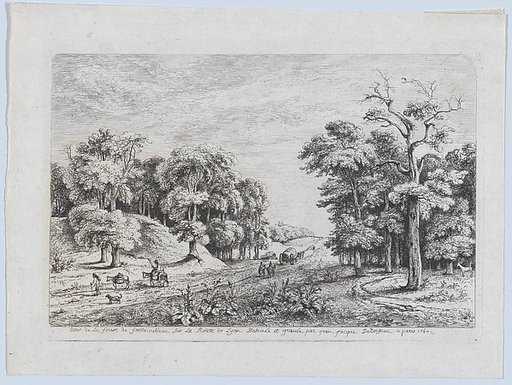 Entrance to the Forest of Fontainebleau