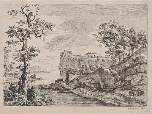 Goatherd, from "Ten Landscapes" (Suite de Dix Paysages)