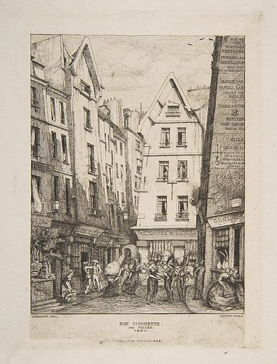 Rue Pirouette aux Halles, Paris
