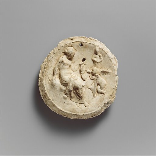 Emblema with Aphrodite and Eros