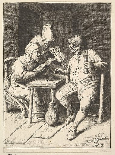 Singing Couple and Violin
