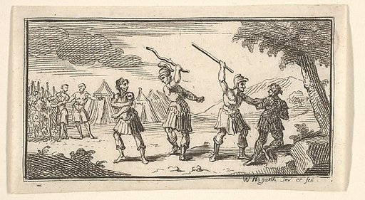 Fustium Admonitio (John Beaver, Roman Military Punishments, 1725)