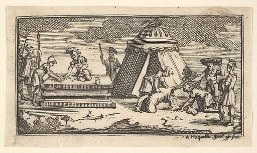 Issued Barley Instead of Wheat [first version] (John Beaver, Roman Military Punishments, 1725)