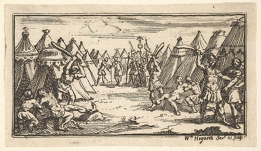 Breaking the Legs (John Beaver, Roman Military Punishments, 1725)