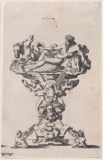 Salt-cellar with Neptune