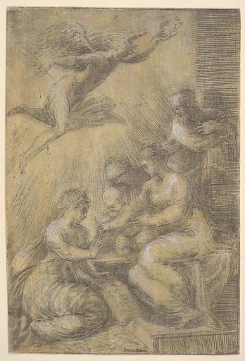 The mystic marriage of Saint Catherine