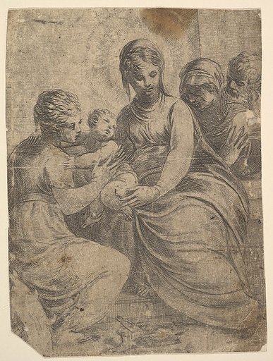 The Virgin and Child accompanied by saints