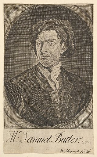 Frontispiece Portrait (Seventeen Small Illustrations for Samuel Butler's Hudibras)