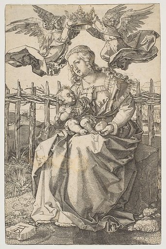 The Virgin Crowned by Two Angels