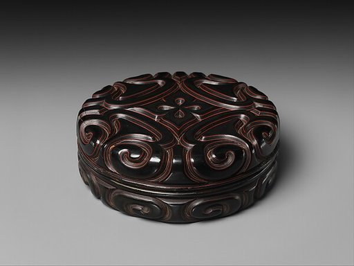Box with pommel scrolls