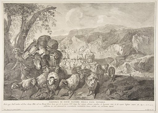 Departure of David the Shepherd from the House of His Father (Partenza di David pastore dalla casa paterna)