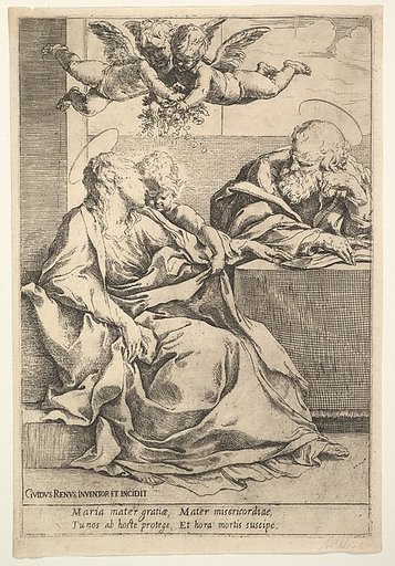 The Holy Family with Two Angels