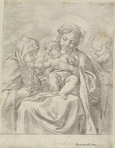 The Holy Family with Saint Clare