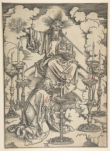 Saint John Beholding the Seven Golden Candlesticks, from "The Apocalypse"