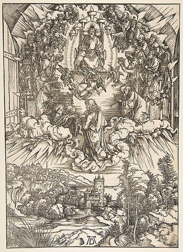 Saint John Before God and the Elders, from "The Apocalypse"