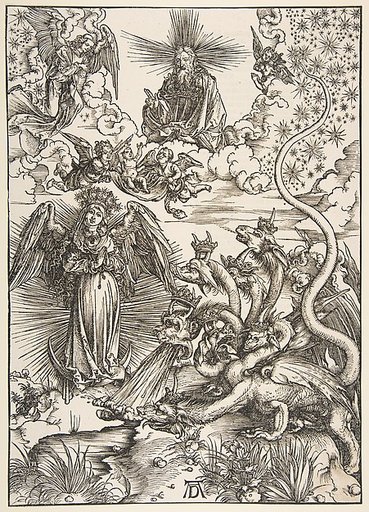 The Apocalyptic Woman, from "The Apocalypse"