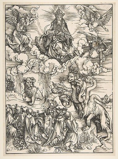 The Beast with Seven Heads and the Beast with Lamb's Horns, from "The Apocalypse"