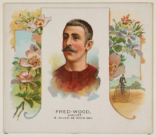 Fred Wood, Cyclist, from World's Champions, Second Series (N43) for Allen & Ginter Cigarettes