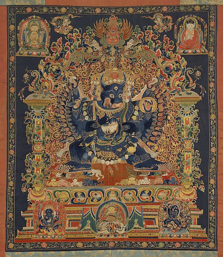 The Deity Vajrabhairava, Tantric Form of the Bodhisattva Manjushri
