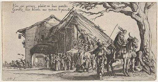 The stopping place of the gypsies: the fortune-tellers (La Halte des bohémiens: les diseuses de bonne aventure), from "The Gypsies" (Les Bohémiens)