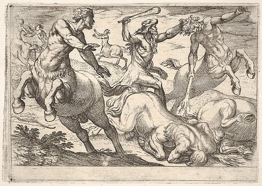 Hercules and the Centaurs, from "The Labors of Hercules"