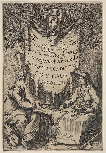 Frontispiece from "Fiesole Destroyed" (Fiesole Distrutta)