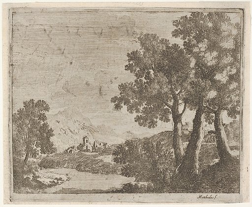 Landscape with a Distant Village